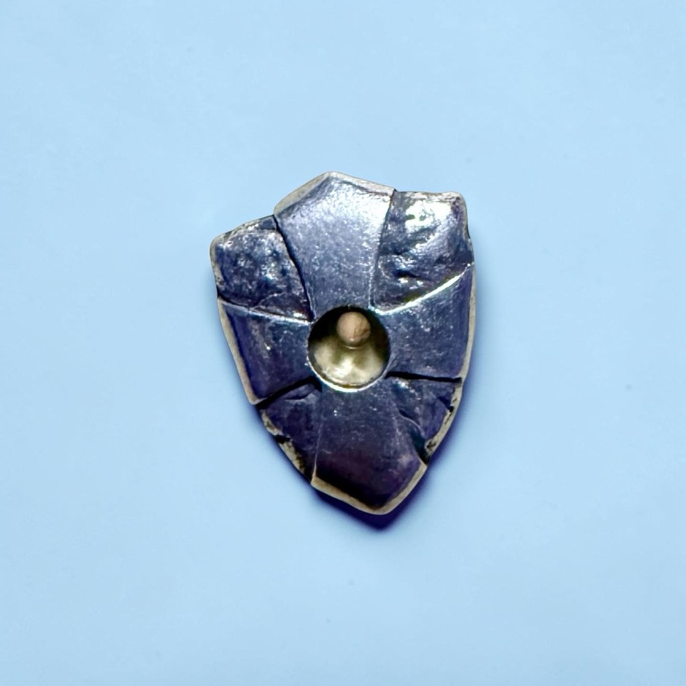 🧚🏻‍♀️ Cross on Shield with Mustard Seed Lapel Pin